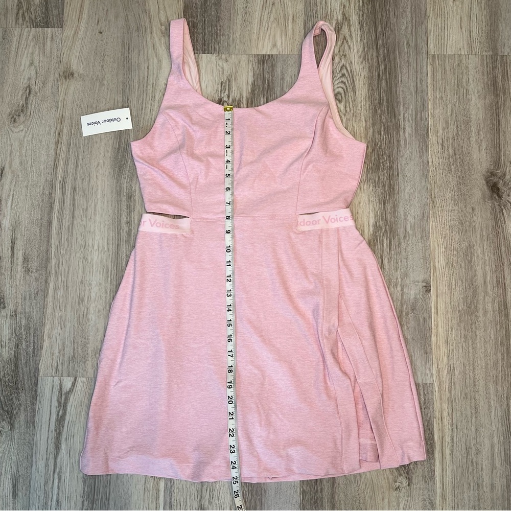 Outdoor Voices Pink‎ Sleeveless Cutout Dress Size Large - Picture 5 of 9